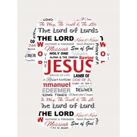 Jesus Letter Full Print T-shirt, Casual V Neck Short Sleeve T-shirt For Spring & Summer, Women's Clothing