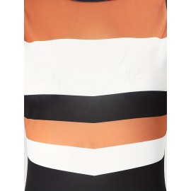 Color Block Striped Tank Dress, Casual Sleeveless Summer Dress, Women's Clothing