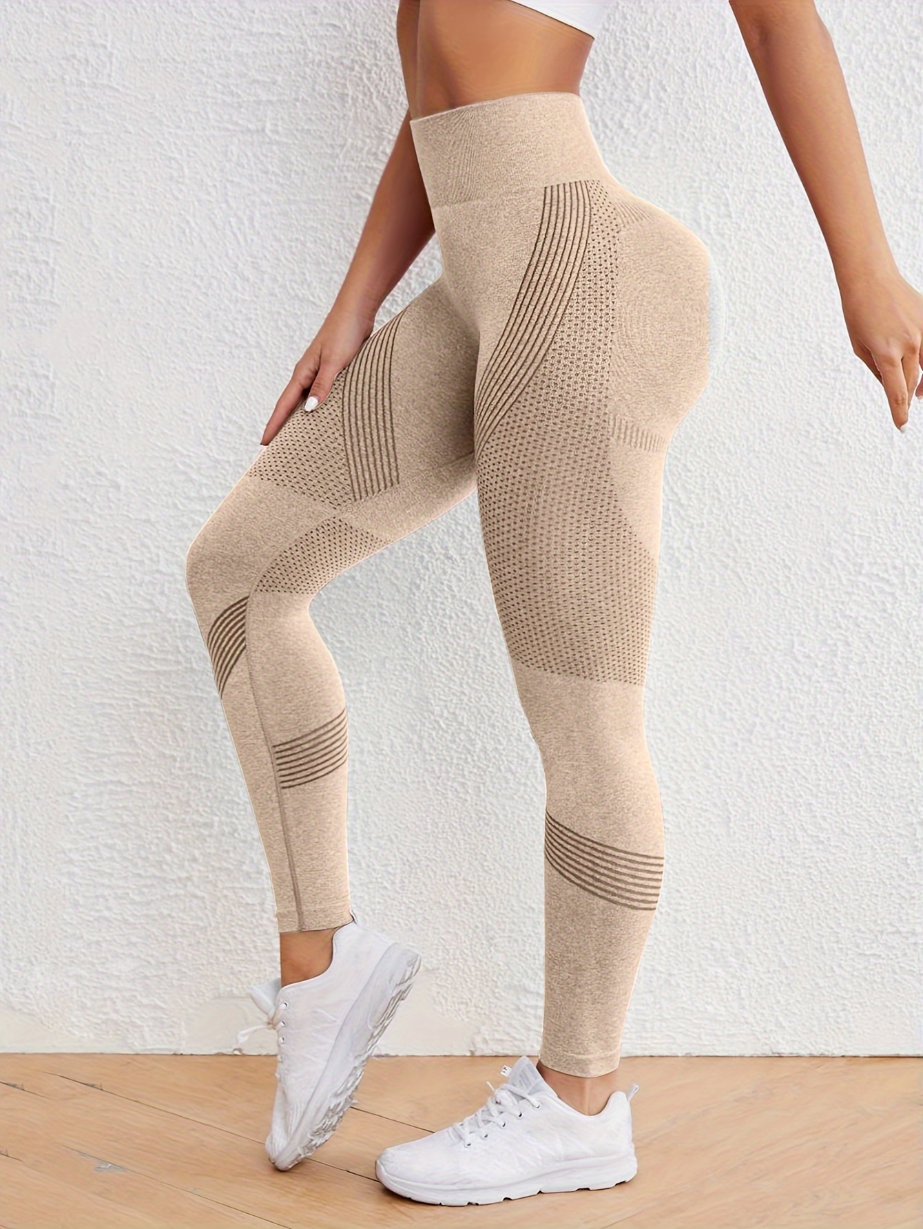 high stretch comfortable quick drying sports leggings high waist seamless yoga pants womens activewear details 16